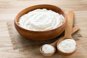 Crema agria para fortalecer la fuerza masculina
